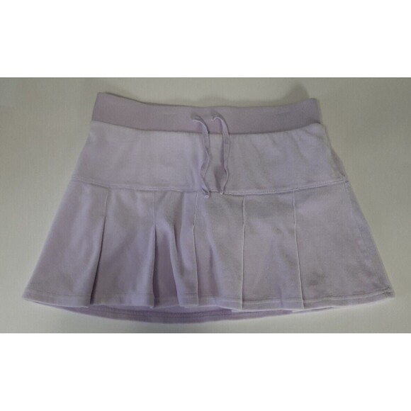 Old Navy Girl's XL Velour Skort Pleated Lavender Y2K - Picture 1 of 7